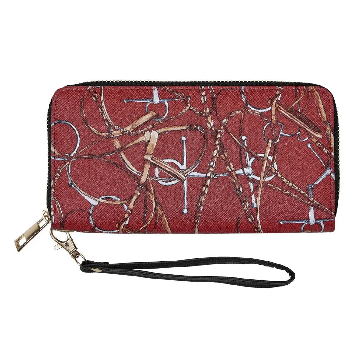 AWST Int'l "Lila" Snaffle Bridle Clutch Wallet