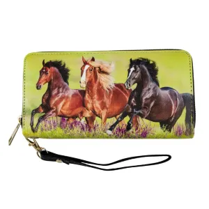 AWST Int'l Three In A Row Clutch Wallet