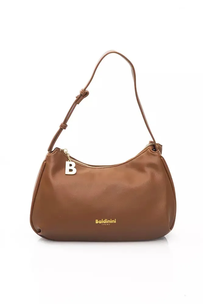 Baldinini Trend Brown Polyethylene Women Shoulder Bag