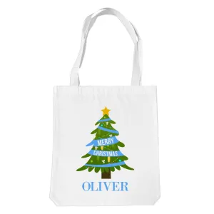 Blue Christmas Premium Tote Bag