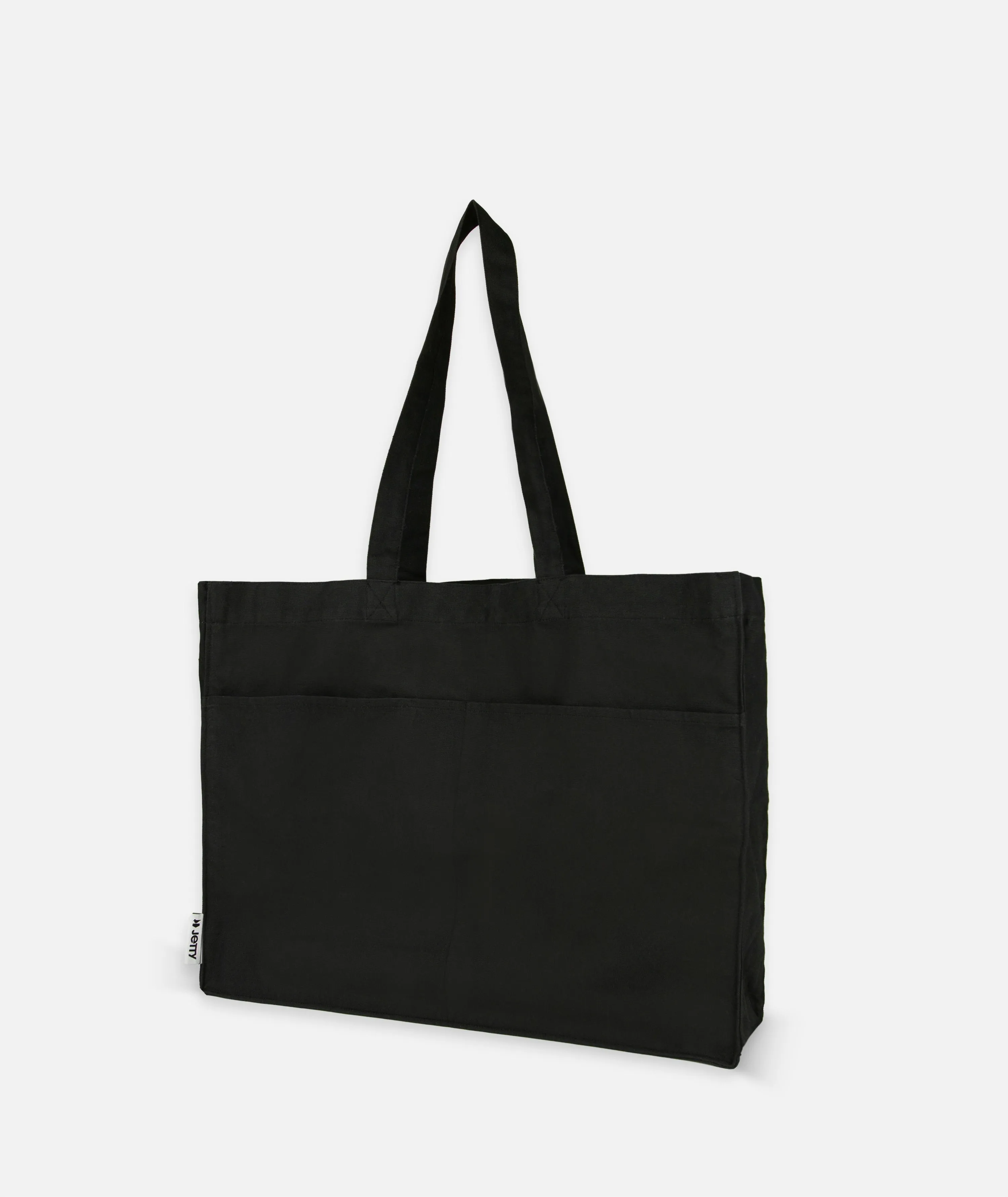 Canvas Pocket Tote - Graphite