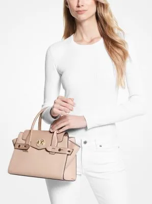 Carmen Medium Faux Leather Belted Satchel