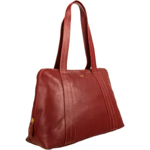 Cerys Leather Multi-Compartment Tote