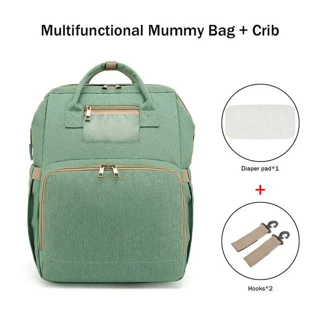 Diaper Baby Bags with Bed Mummy Bag