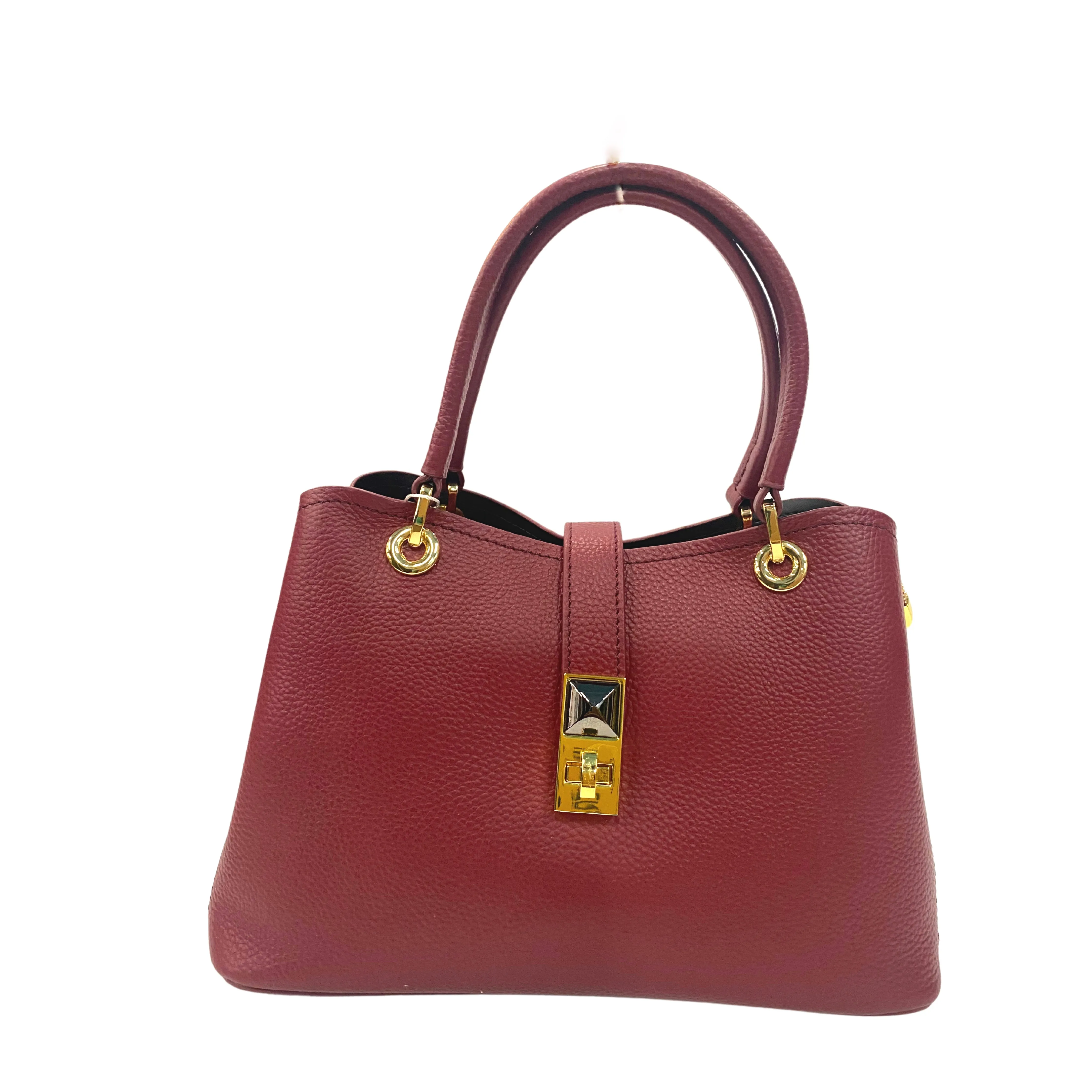 Double Classic Leather Handbag