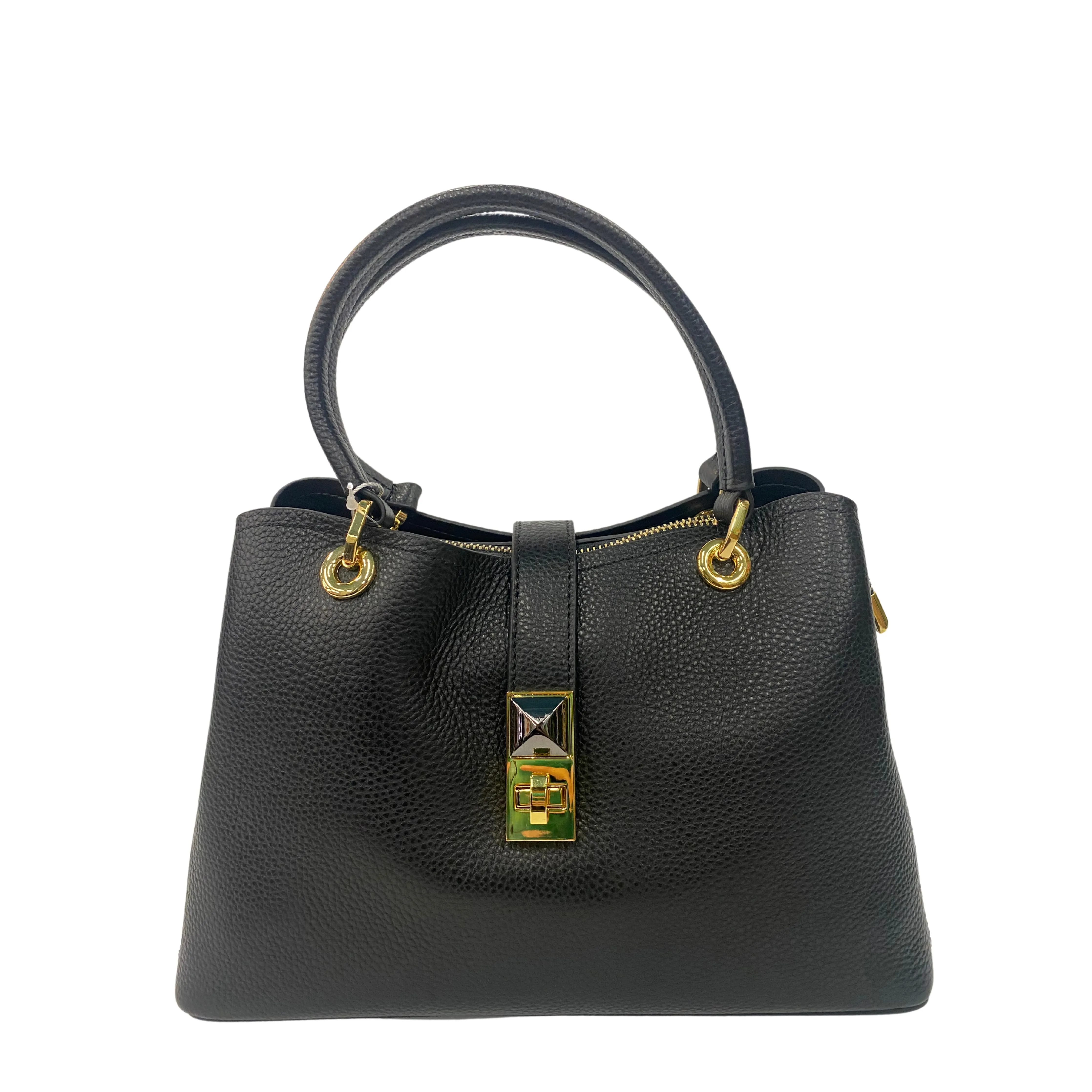 Double Classic Leather Handbag