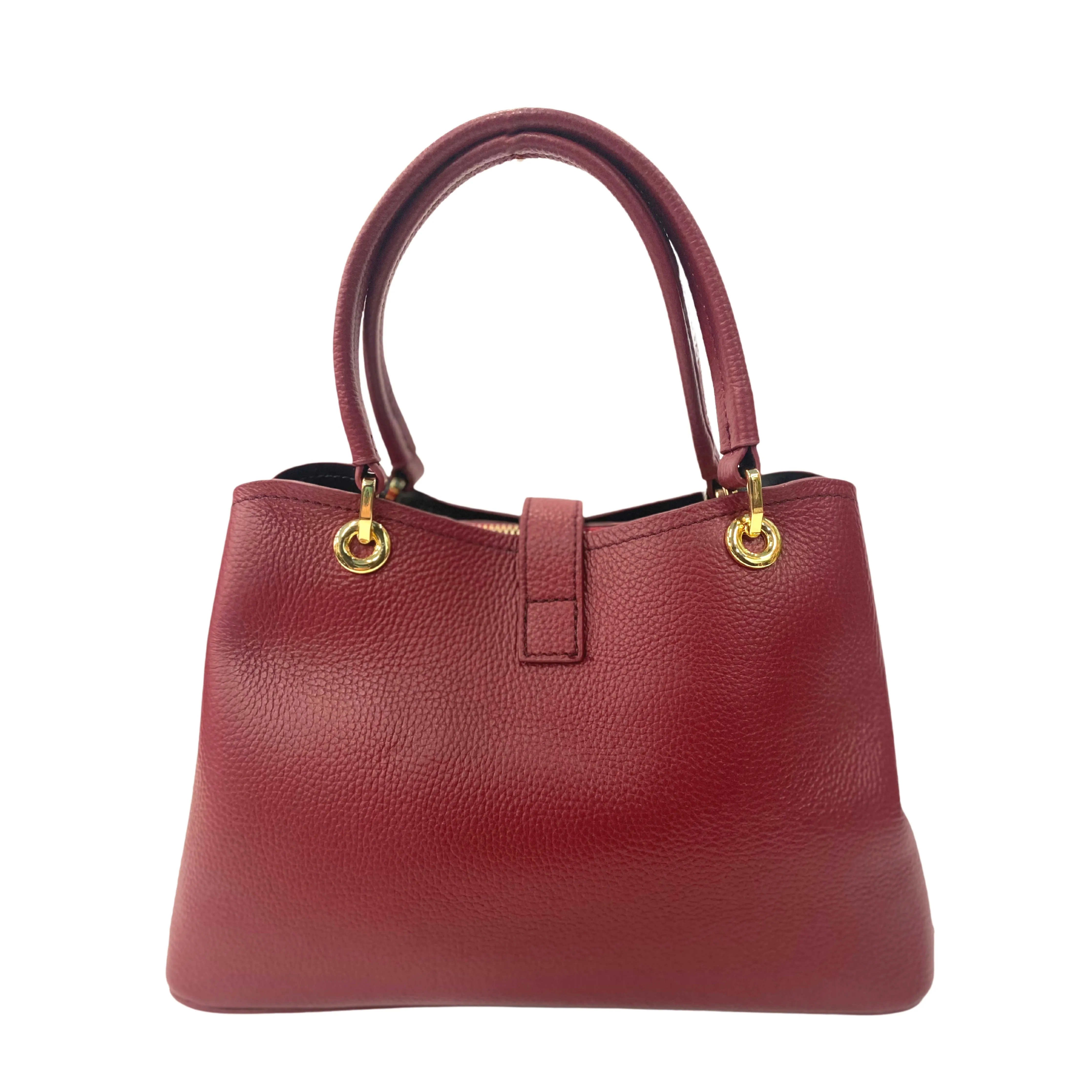 Double Classic Leather Handbag