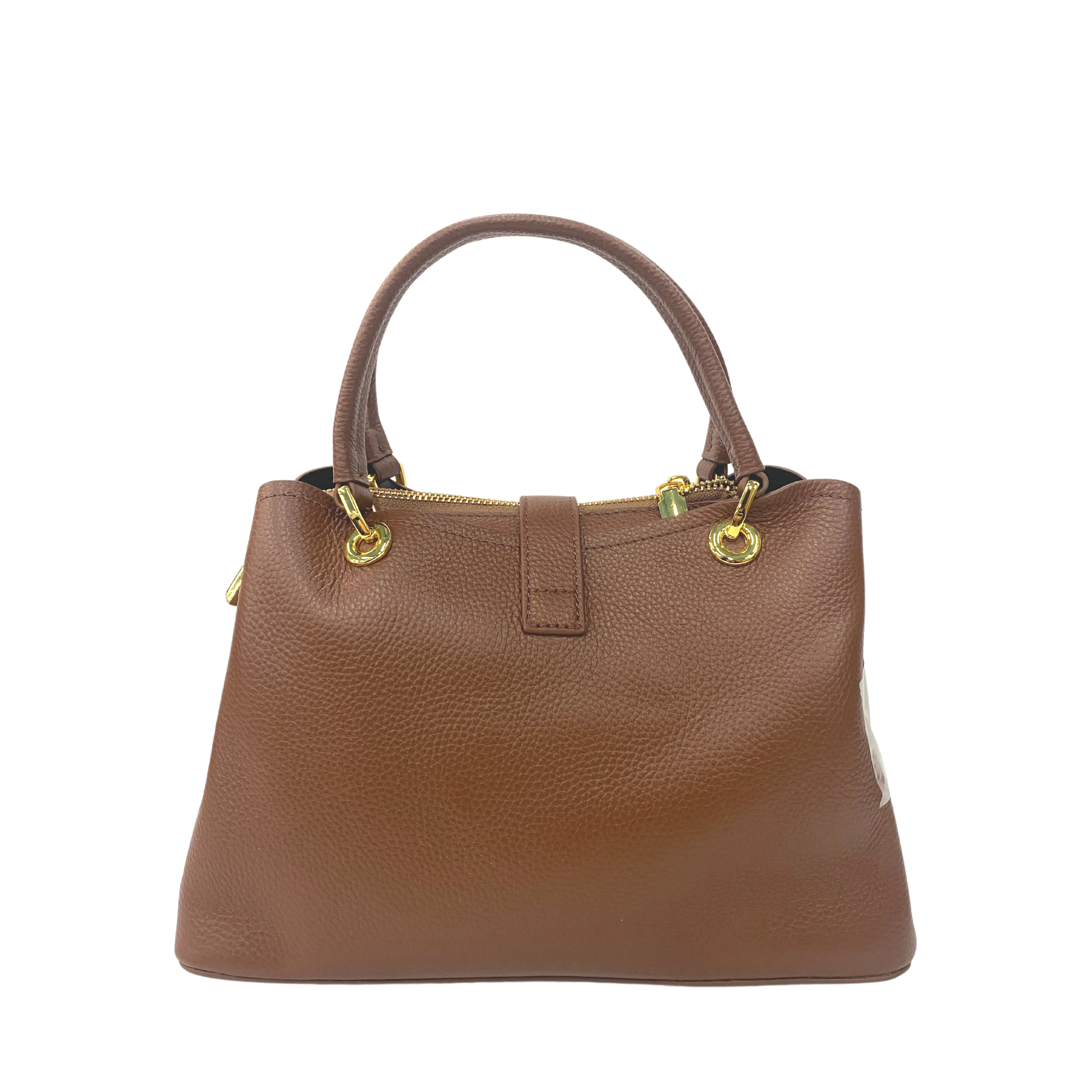 Double Classic Leather Handbag