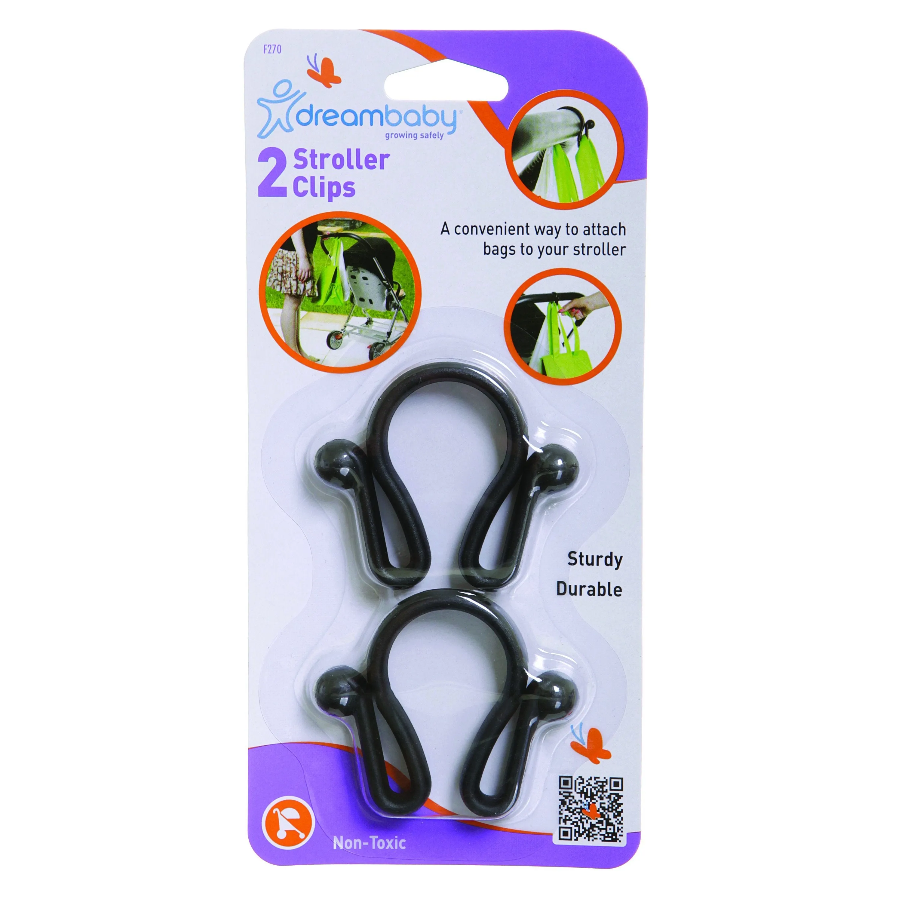 Dreambaby Stroller Clip 2pk DB00270