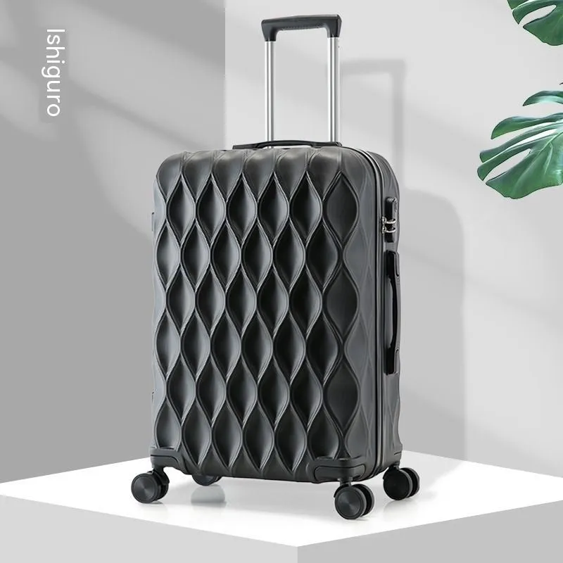 Durable Carbon Fiber Small Trolley Suitcase with Universal Wheels