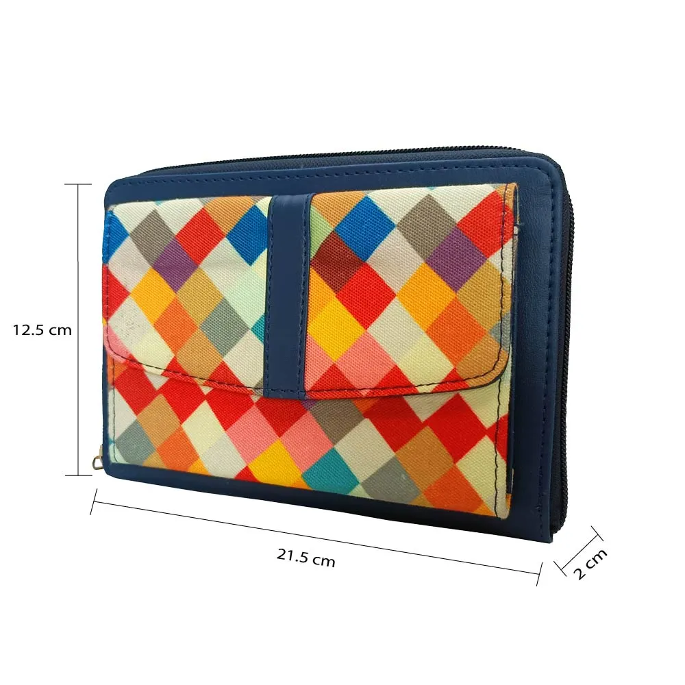 Elegant Blue Wallet Perfect For Women & Girls