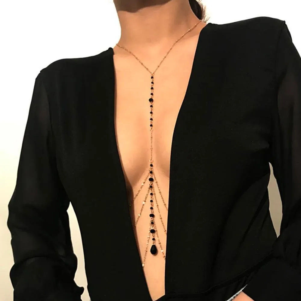 Fashion Sexy Copper Sequins Necklace Chain