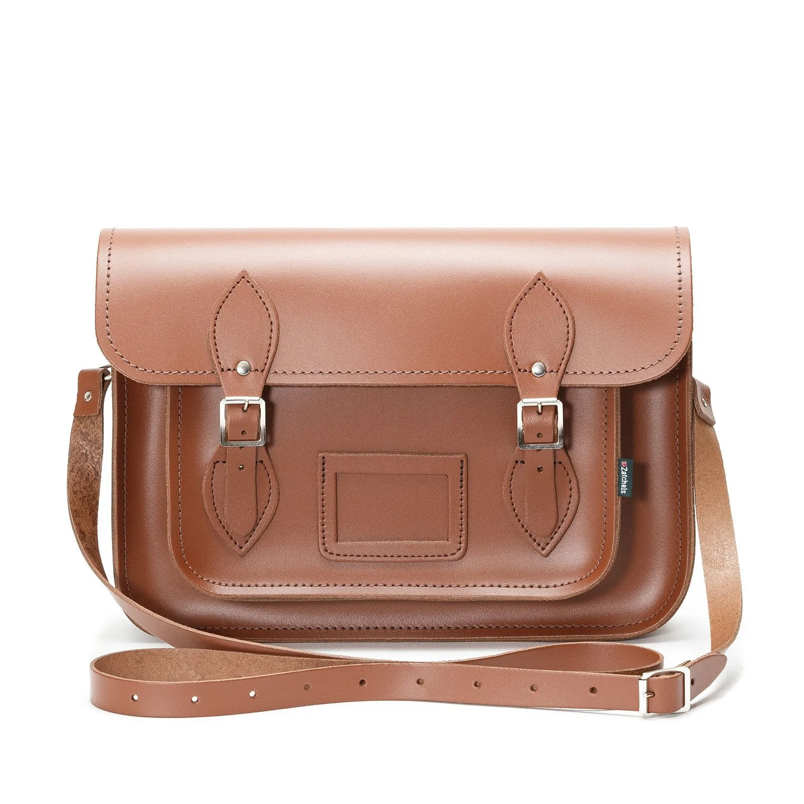 Handmade Leather Satchel - Chestnut