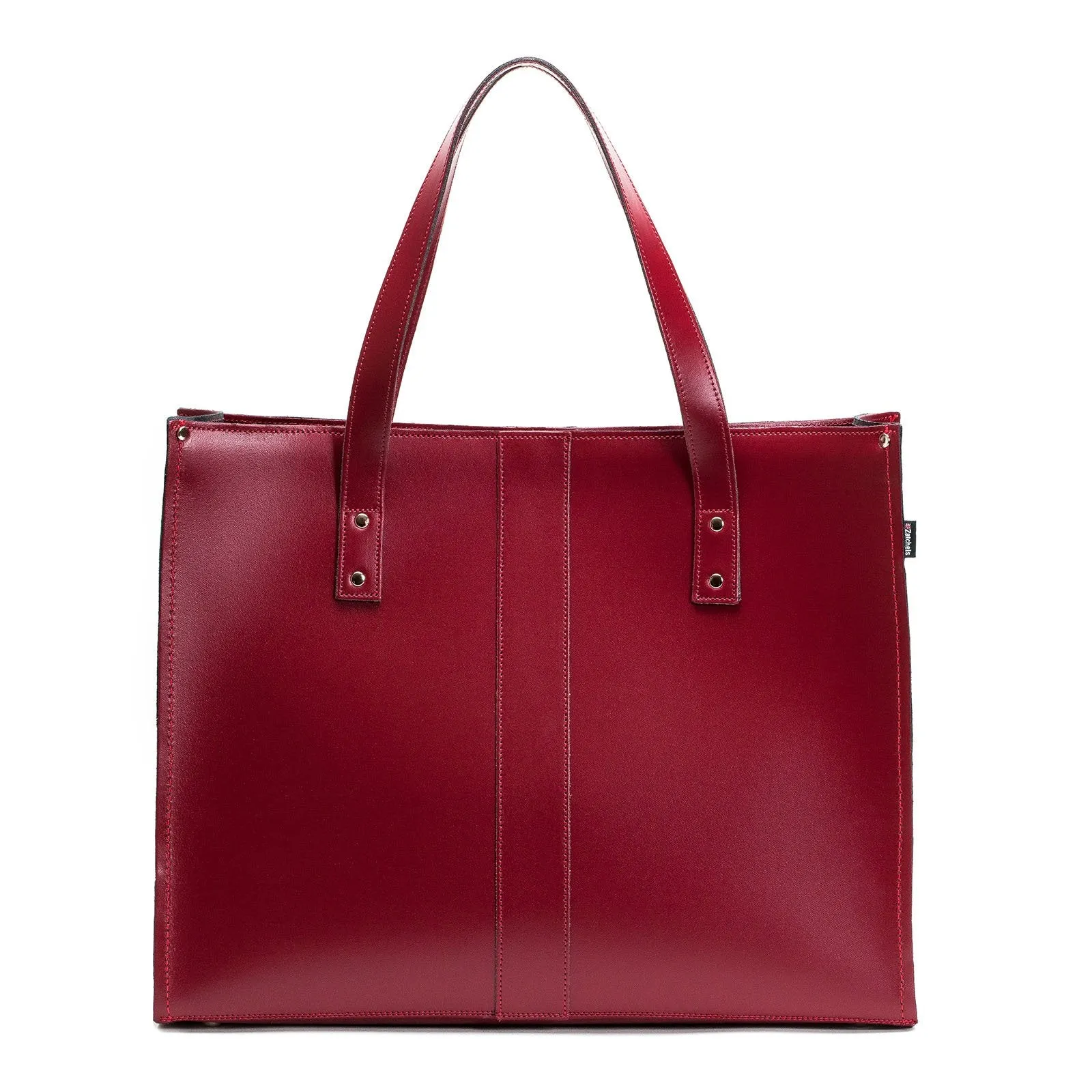 Handmade Leather Shopper - Oxblood