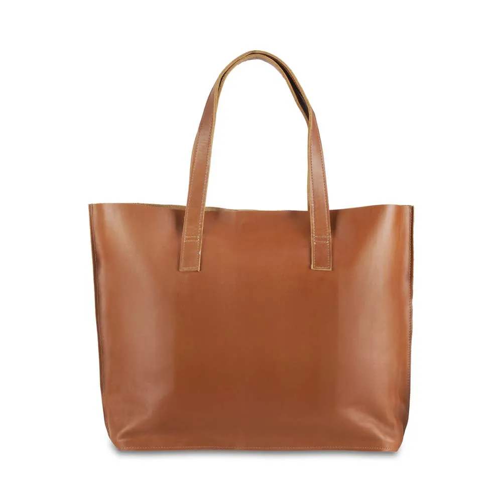 Handmade Leather Tote Bag | Honey