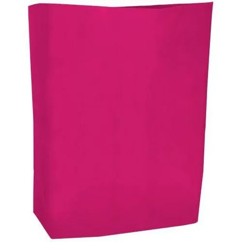 HDPE Blend Colored Merchandise Shopping Bags - 12" x 15" - (Magenta)