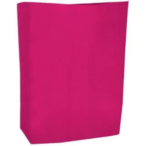 HDPE Blend Colored Merchandise Shopping Bags - 12" x 15" - (Magenta)