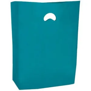 HDPE Blend Colored Merchandise Shopping Bags - 12" x 3" x 18" - (Teal)