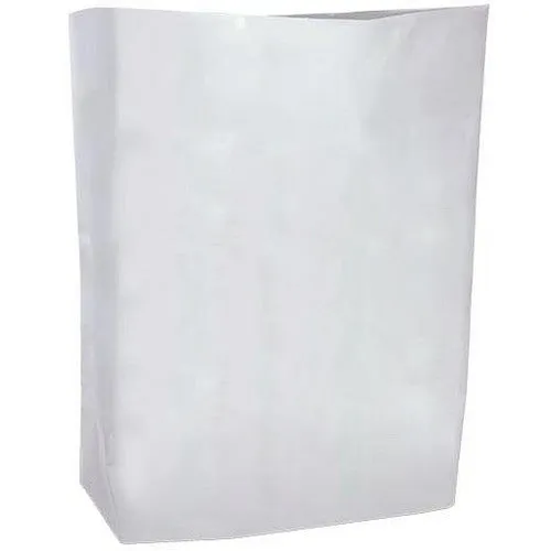 HDPE Blend Colored Merchandise Shopping Bags - 6.5" x 9.5" - (White)