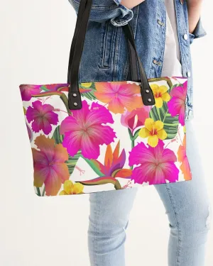 HIBISCUS FLORAL TOTE BAG