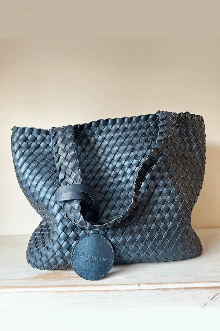 Ilse Jacobsen Reversible Woven Tote Bag 08