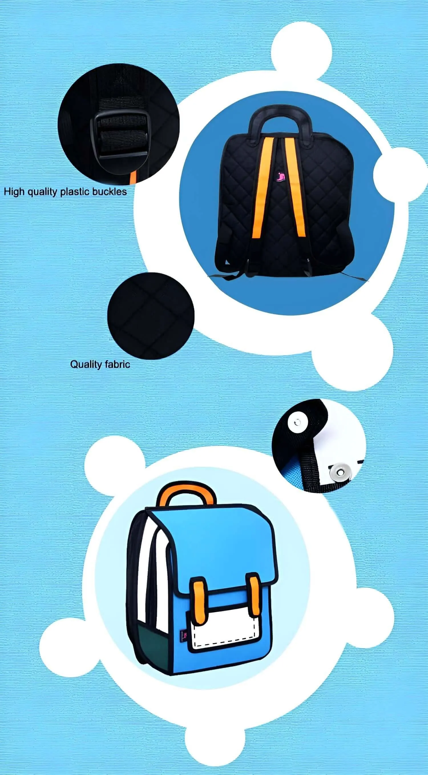 Jump Style Cartoon Backpack