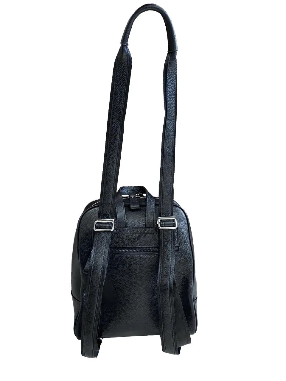 KINGSCLIFF - Black Premium Genuine Leather Backpack