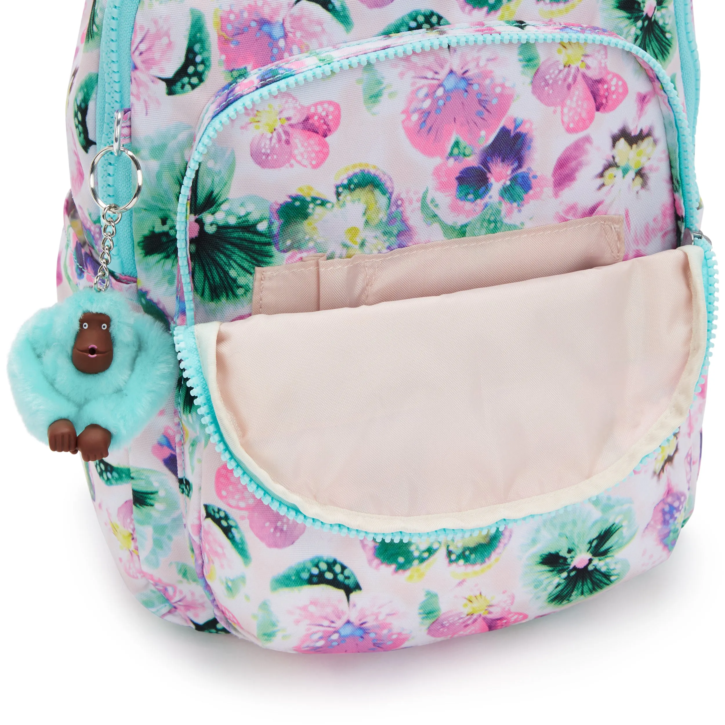 Kipling Seoul S Aqua Blossom Small Backpack C2I5357-7EC