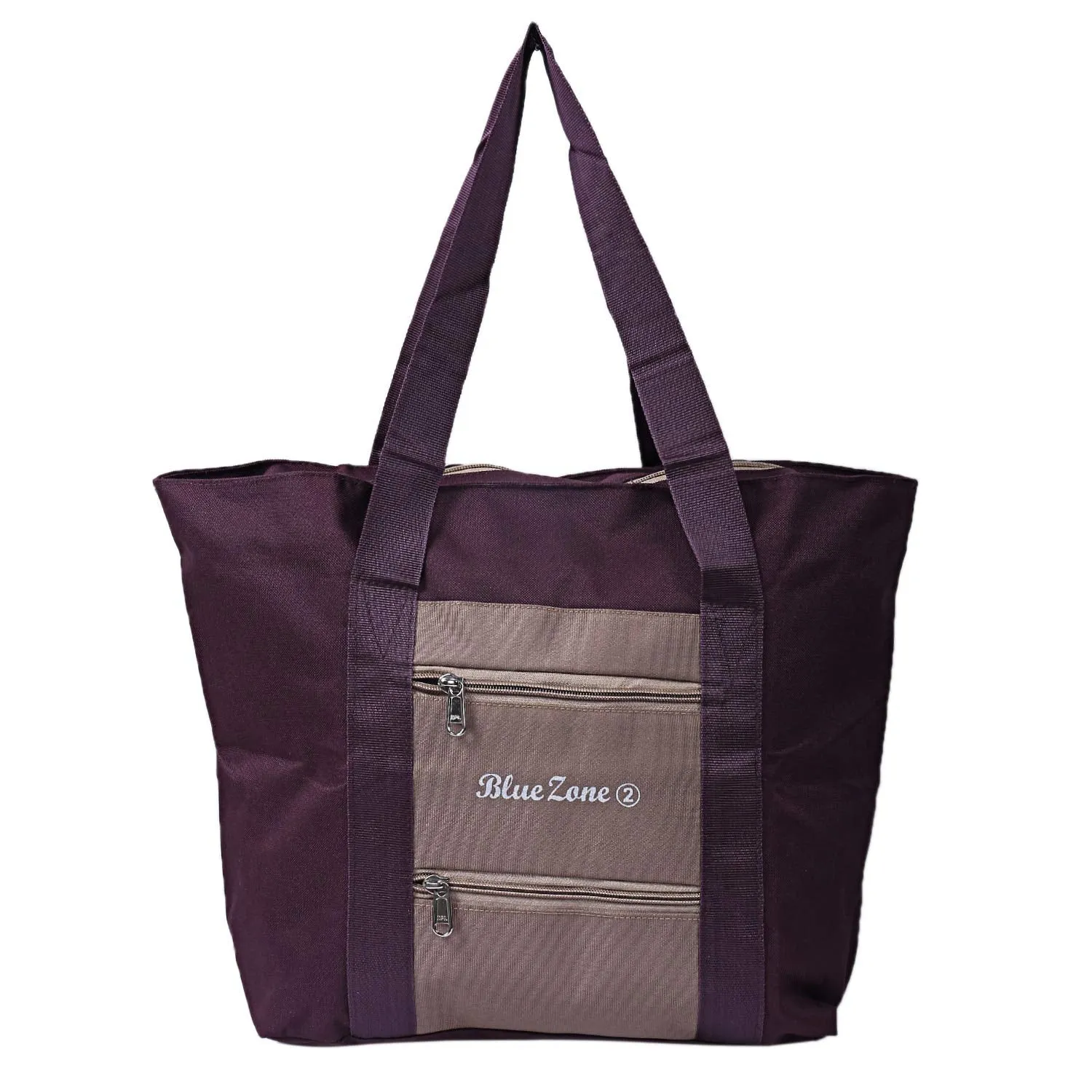 Kuber Industries Rexine 1 Piece Shopping Bag (Brown) -CTKTC6290