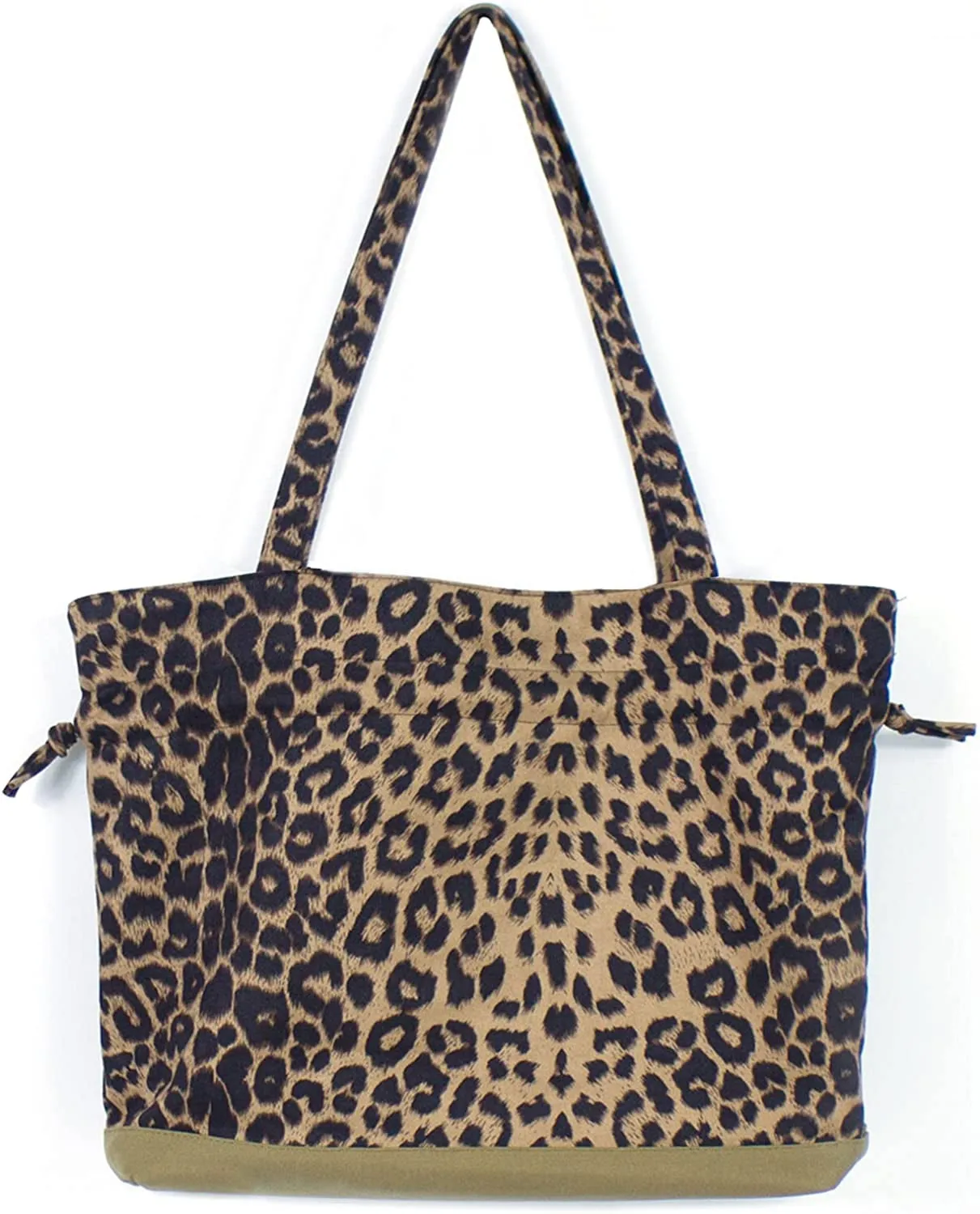 Leopard Shoulder Bag Soft Large Tote Purse Handbag Travel Satchel for Women