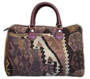 Light Brown Classic Kilim Handbag