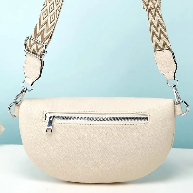 Litchi Embossed - Cross Body Bum Bag