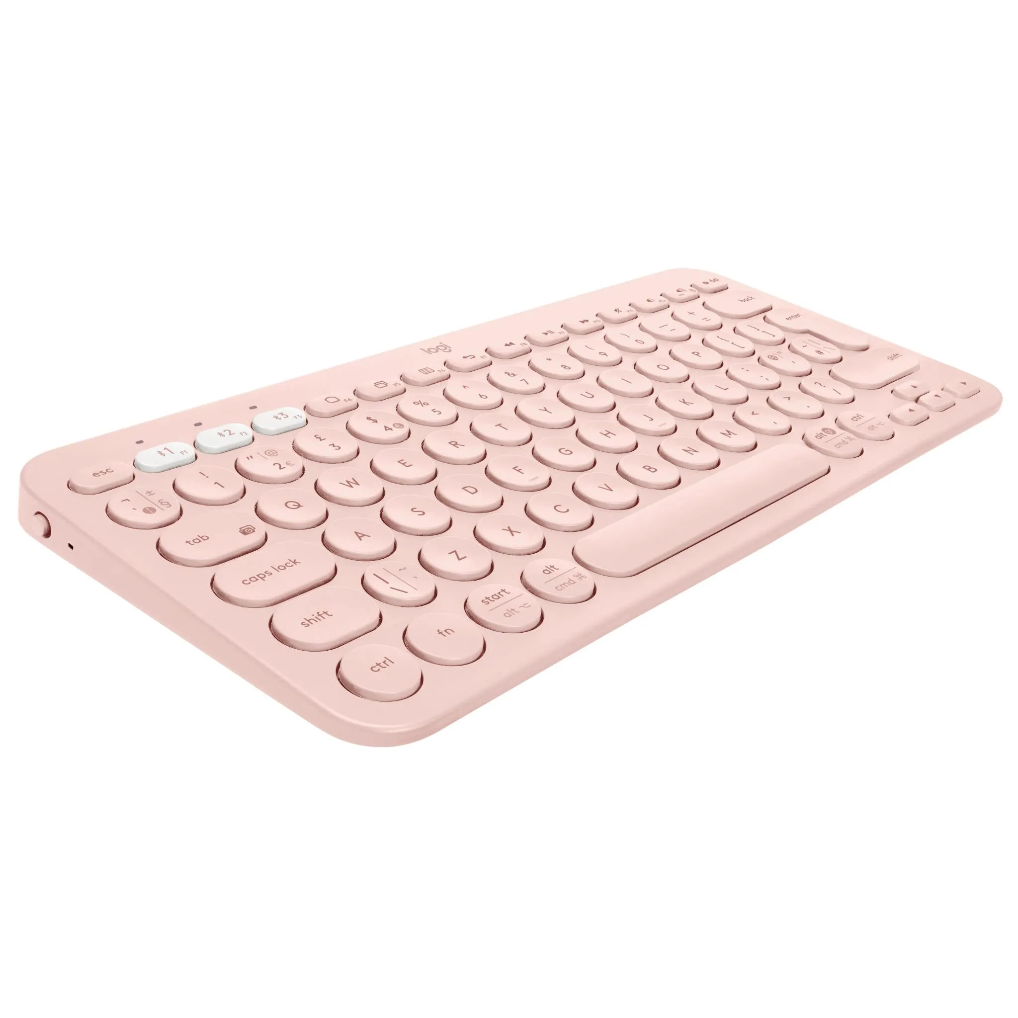 Logitech K380 Multi-Device Bluetooth Keyboard (Rose)