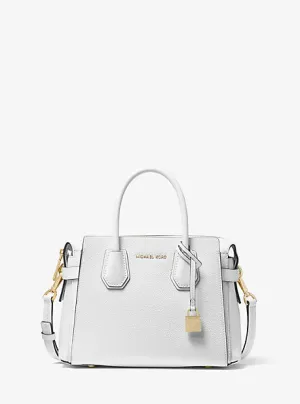 Mercer Small Pebbled Leather Belted Satchel