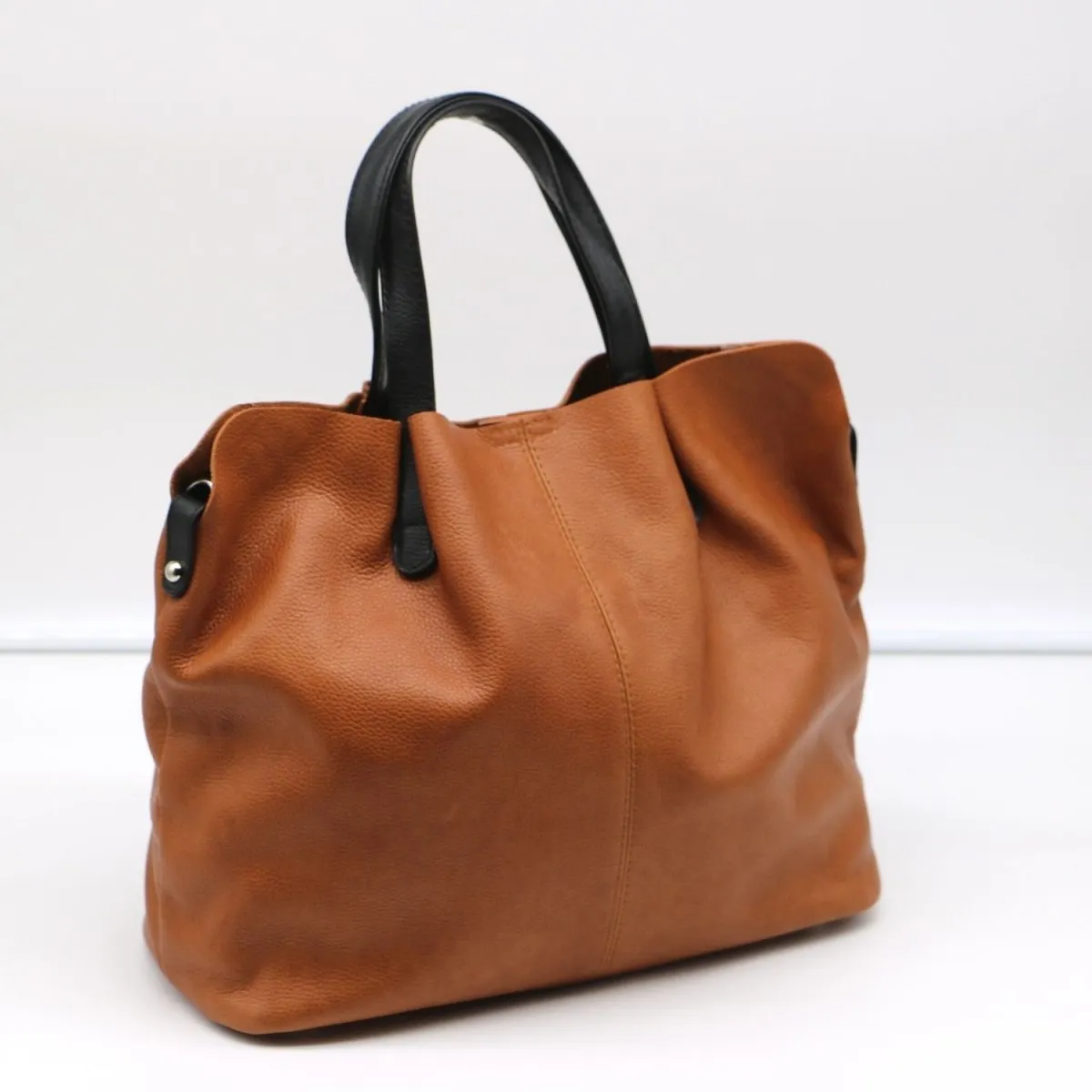 Milano Premium Leather Tote Bag