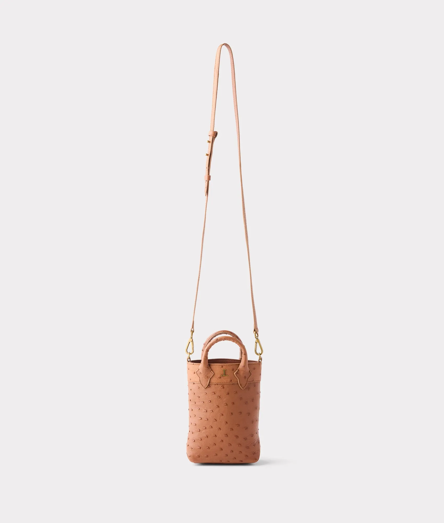 Mini Lola Exotic Shopper :: Rum Tan