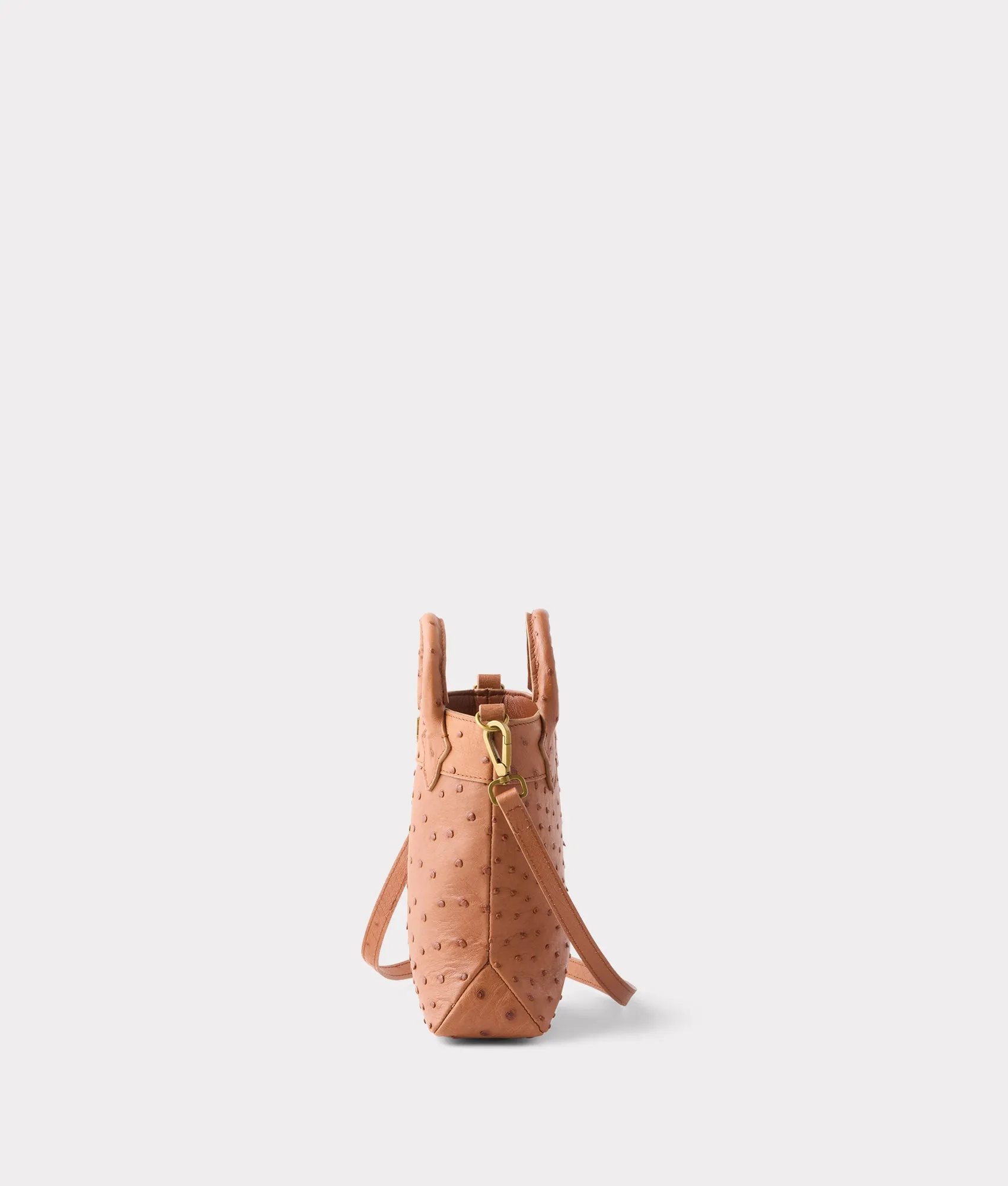 Mini Lola Exotic Shopper :: Rum Tan