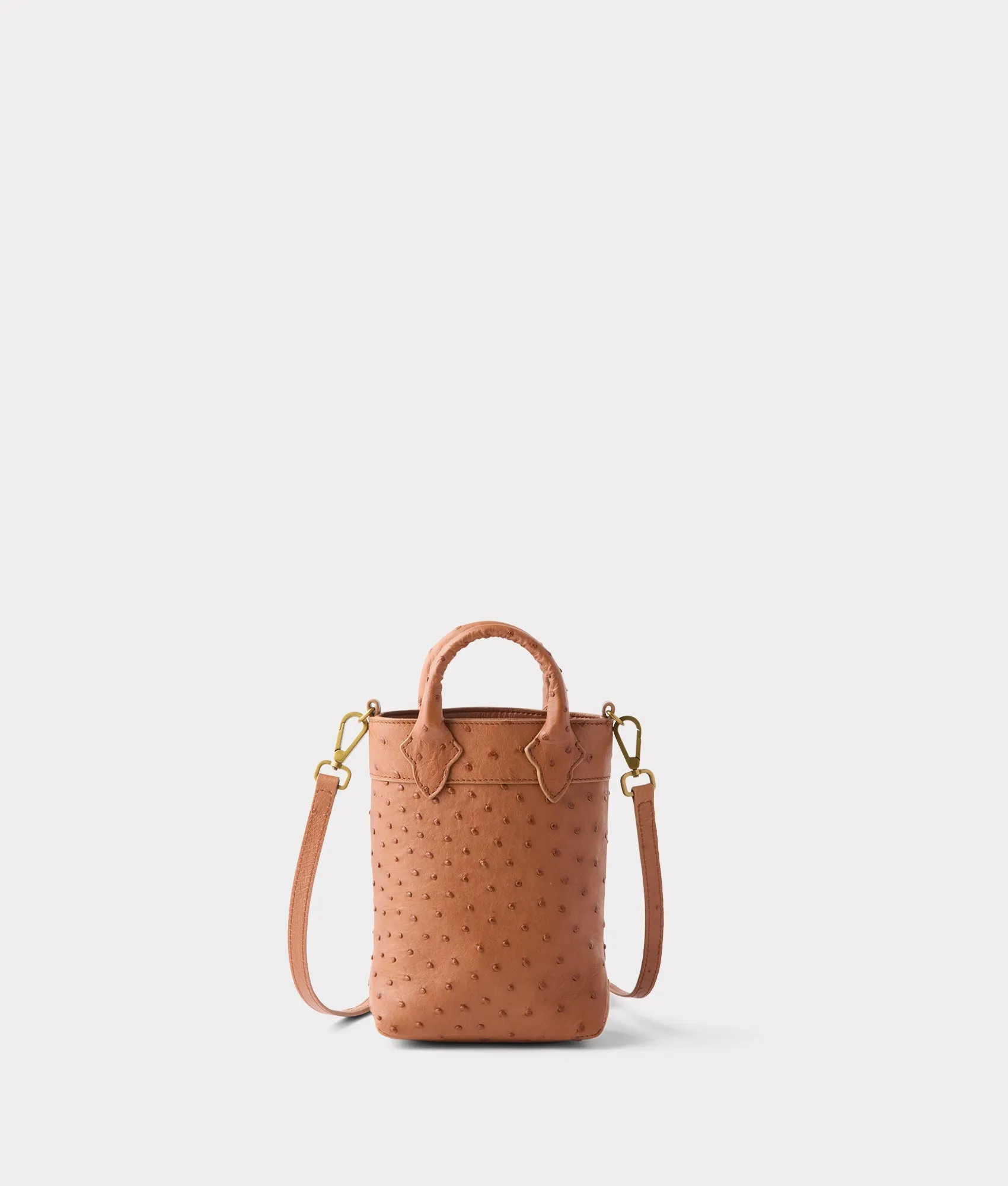 Mini Lola Exotic Shopper :: Rum Tan