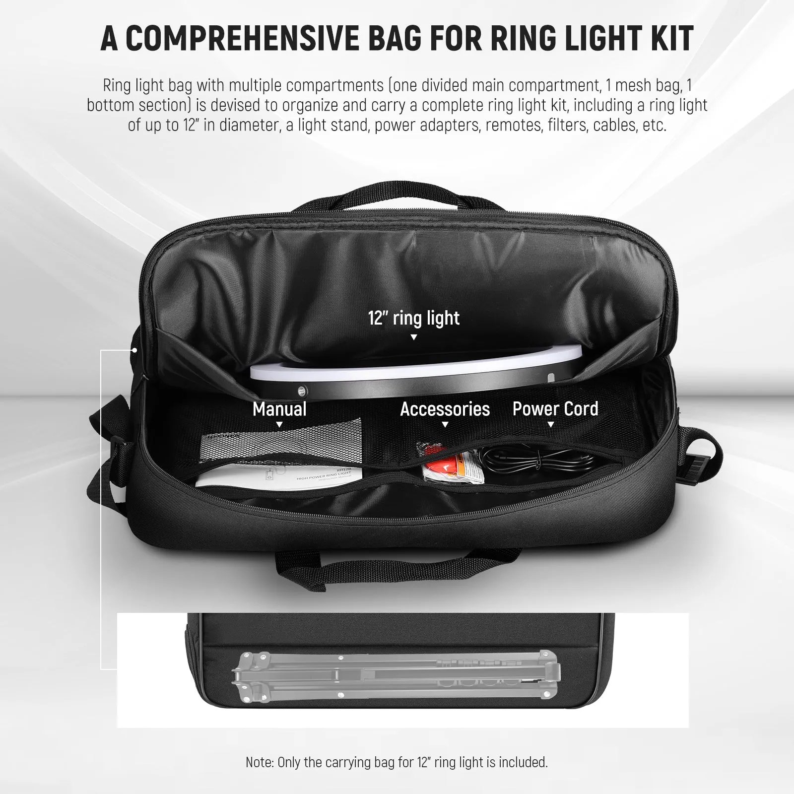 NEEWER RU-011 12" Ring Light Carry Bag