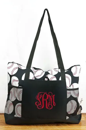 NGIL Baseball Pocket Tote Bag