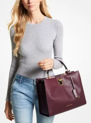 Penelope Large Leather Satchel