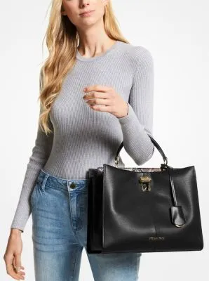 Penelope Large Leather Satchel