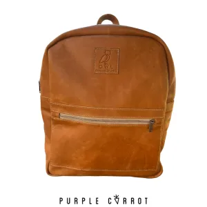 Premium Real Leather Laptop Backpack