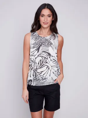 Printed Sleeveless Top