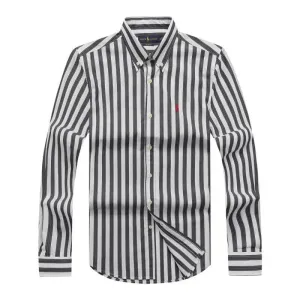 PRL Black And White Stripped Designed Long Sleeve Shirt