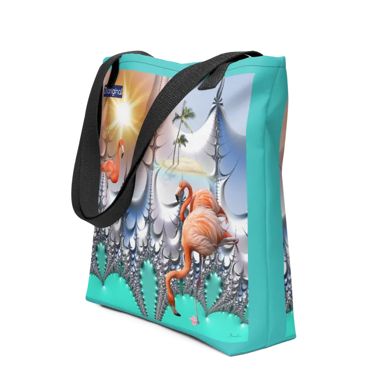 "Dreaming with Flamingos" Collection - Designer Tote bag