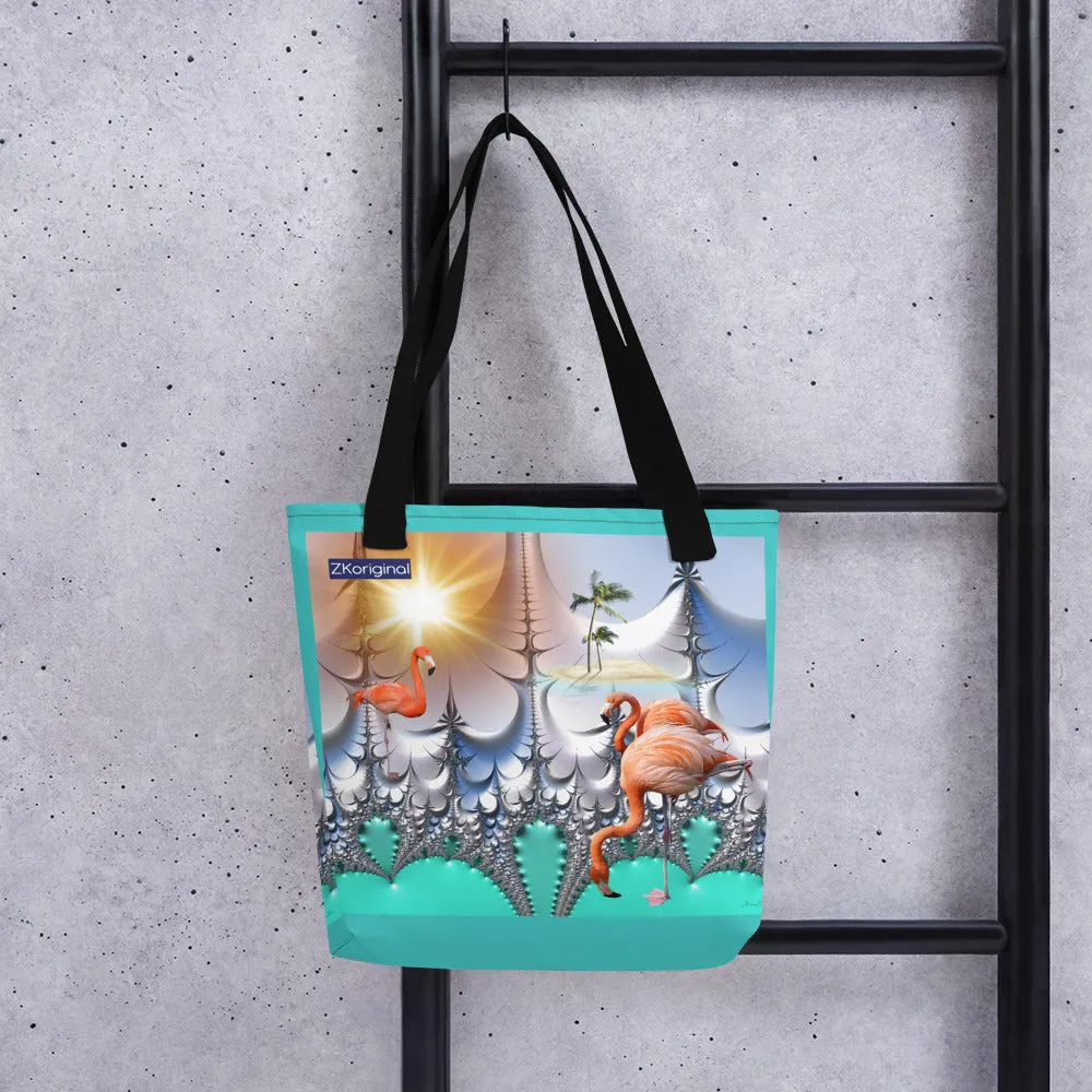 "Dreaming with Flamingos" Collection - Designer Tote bag