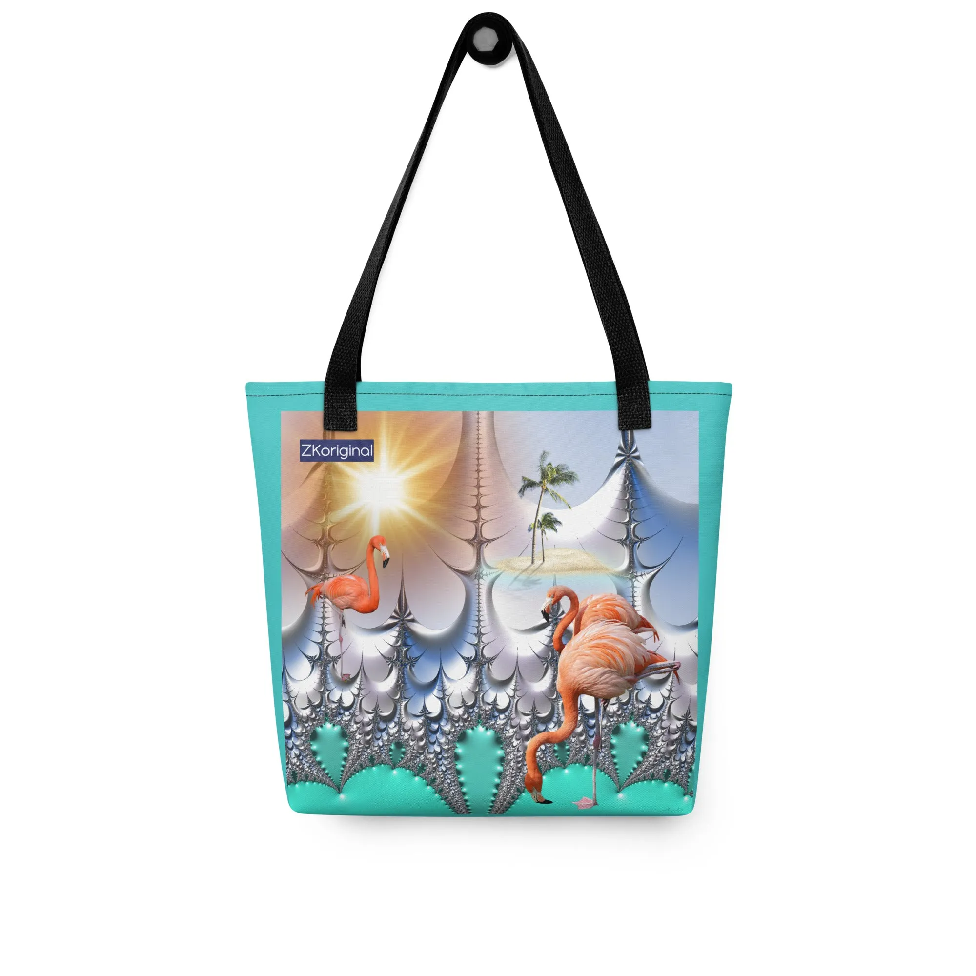 "Dreaming with Flamingos" Collection - Designer Tote bag