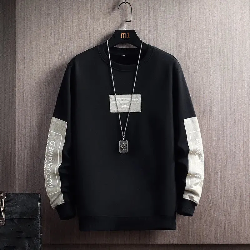 Round Neck Loose Trendy Sweatshirt