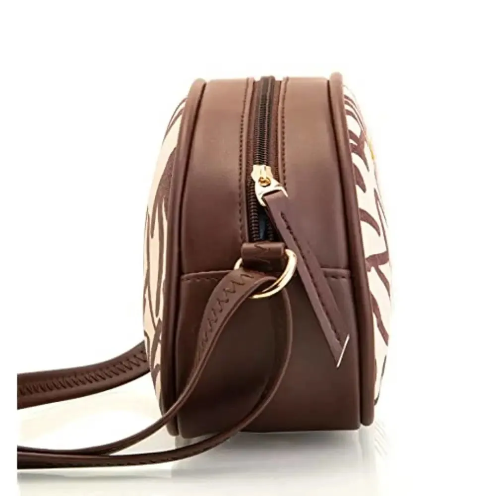 SACCI MUCCI Women's Sling Bag (Brown)